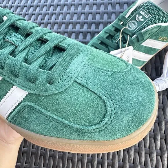 Adidas Gazelle Indoor Collegiate Green Gum Men's Athletic Shoes JI2062 Size 9